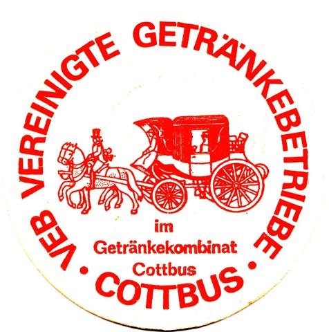 cottbus cb-bb veb rund 4a (215-u im getrnkekombinat-rot)